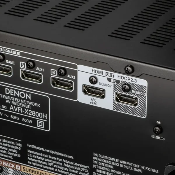 AVR-X2800H_8K_HDMI